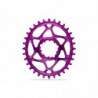 absoluteBLACK, Kettenblatt, OVAL, MTB, für Sram, DIRECT MOUNT, GXP, 3mm Versatz, Boost, PURPLE - violette, 30 Zähne