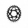 absoluteBLACK, Kettenblatt, OVAL, MTB, für Sram, DIRECT MOUNT, GXP, 3mm Versatz, Boost, BLACK - SCHWARZ, 28 Zähne