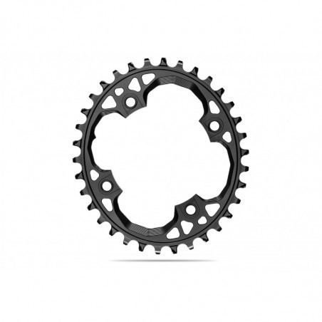 absoluteBLACK, Kettenblatt, OVAL, MTB, für Sram 94/4 N/W, integriertes Gewinde, BLACK only - nur SCHWARZ, 34 Zähne