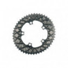 absoluteBLACK, Kettenblatt, OVAL, Road, für Sram 5-Arm-Spider mit hidden bolt, 2-fach 110/5, 52 Zähne, GREY - grau - GR