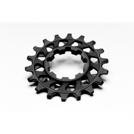 absoluteBLACK, Kassetten-Ring, Singlespeed, Narrow/Wide Verzahnung, Aluminium, BLACK onyl, 18 Zähne