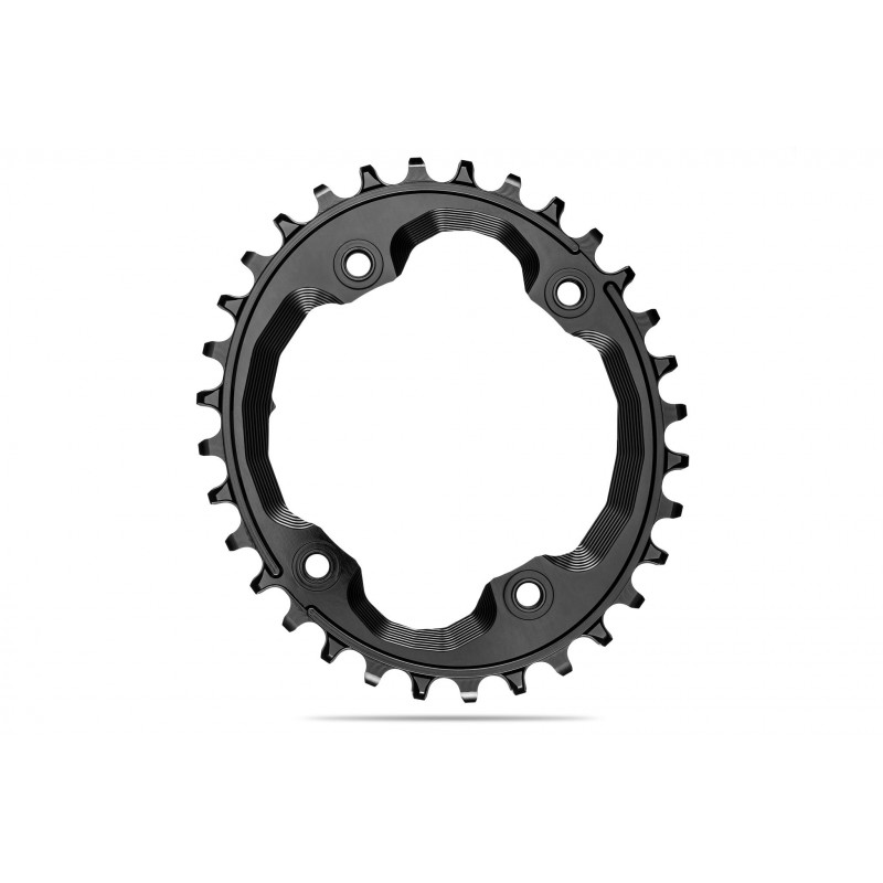 absoluteBLACK, Kettenblatt, OVAL, MTB, für Shimano XTR M9000/MT700 , assysmetrischer Spider, BLACK - SCHWARZ, 32 Zähne