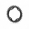 absoluteBLACK, Kettenblatt, OVAL, MTB, für Shimano XTR M9000/MT700 , assysmetrischer Spider, BLACK - SCHWARZ, 32 Zähne