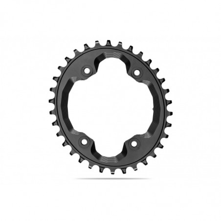 absoluteBLACK, Kettenblatt, OVAL, MTB, für Shimano XTR M9000/MT700 , assysmetrischer Spider, BLACK - SCHWARZ, 34 Zähne