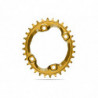 absoluteBLACK, Kettenblatt, OVAL, MTB, für Shimano XT M8000/MT700 , assysmetrischer Spider, N/W, GOLD, 30 Zähne