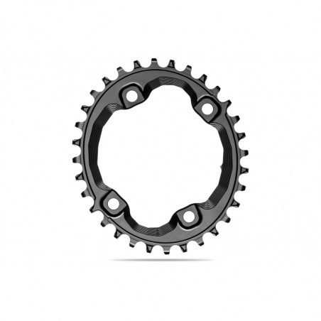 absoluteBLACK, Kettenblatt, OVAL, MTB, für Shimano XT M8000/MT700 , assysmetrischer Spider, N/W, BLACK - SCHWARZ, 32 Zähne