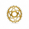 absoluteBLACK, Kettenblatt, OVAL, MTB, für Shimano, DIRECT MOUNT, kompatibel mit HG+ 12-fach Kette, GOLD, 30 Zähne