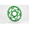 absoluteBLACK, Kettenblatt, OVAL, MTB, für RaceFace Cinch, Direct-Mount, - N/W, GREEN, 34 Zähne