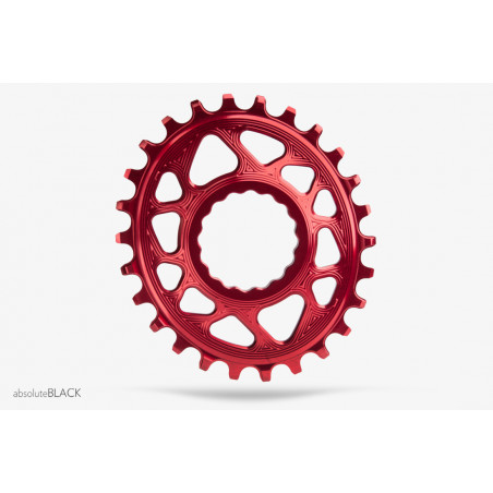 absoluteBLACK, Kettenblatt, OVAL, MTB, für RaceFace Cinch, Direct-Mount, - Boost 148, GOLD, 34 Zähne