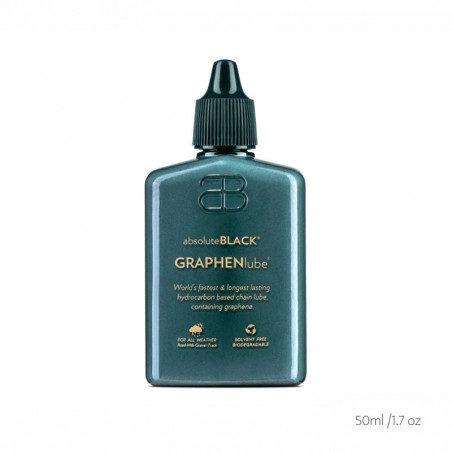 absoluteBLACK, GRAPHENlube, Stück, Ketten-Schmiermittel, Kettenwachs flüssig, 50 mL
