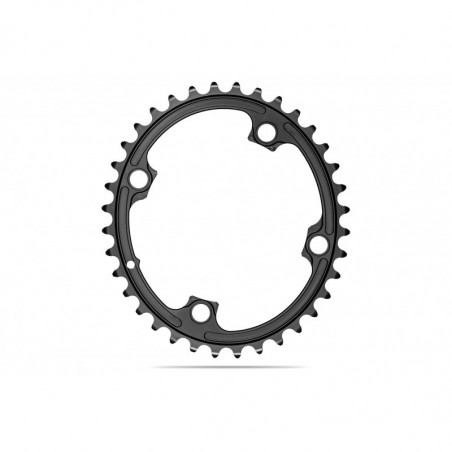 absoluteBLACK, Kettenblatt, OVAL, Road, für FSA ABS, 110/4, BLACK only, 38 Zähne