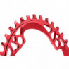 absoluteBLACK, Kettenblatt, OVAL, MTB, 64/4, RED - ROT, 26 Zähne