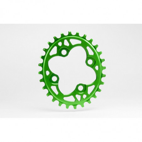 absoluteBLACK, Kettenblatt, OVAL, MTB, 64/4, GREEN, 26 Zähne