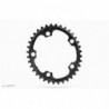 absoluteBLACK, Kettenblatt, OVAL, ROAD - OVAL - 130BCD - 5 holes - 2X chainring - BLACK 39T