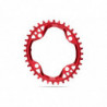 absoluteBLACK, Kettenblatt, OVAL, MTB, 104/4, RED - ROT, 36 Zähne