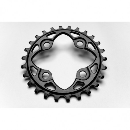 absoluteBLACK, Kettenblatt, RUND, MTB, 104/64, Spider, BLACK - SCHWARZ, 28 Zähne