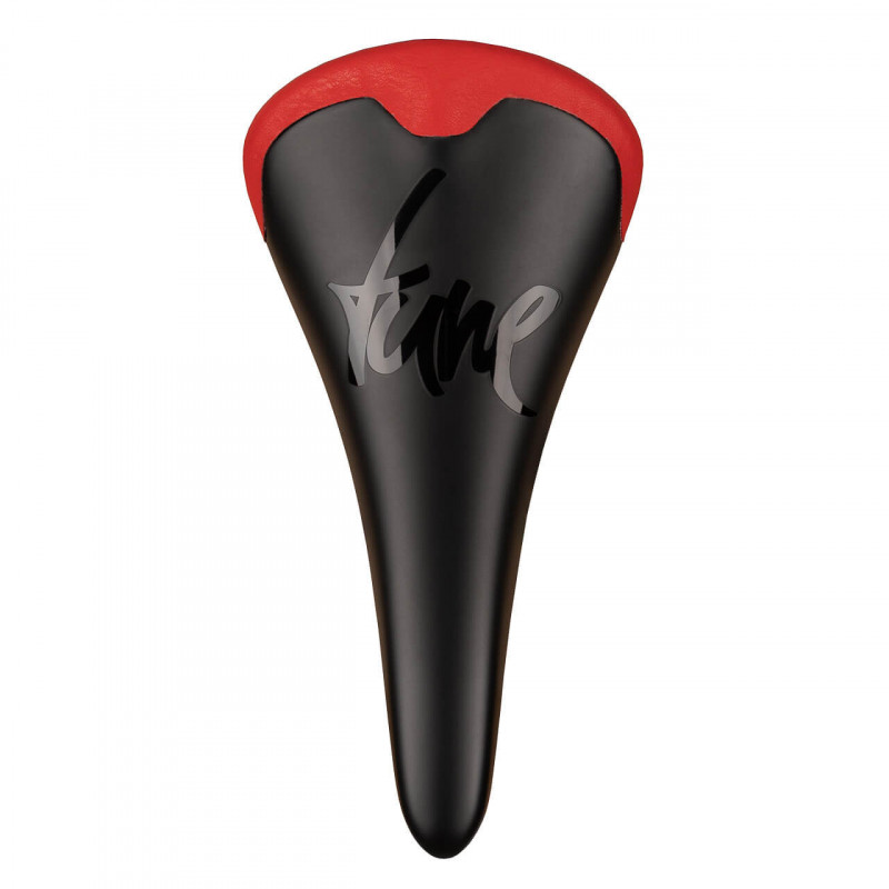 Tune, Sattel, Komm-Vor PLUS, Karbonsattel, Kunstleder, nur ROAD, Farbe: Rot - red - rouge