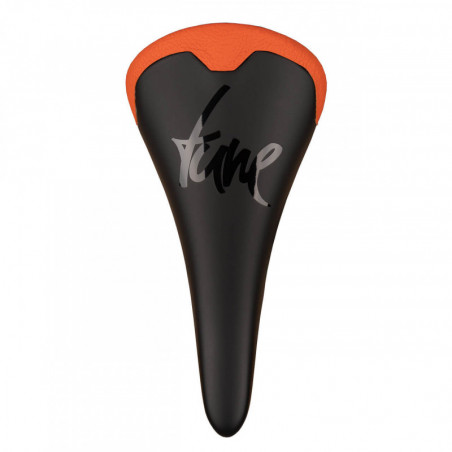 Tune, Sattel, Komm-Vor PLUS, Karbonsattel, Kunstleder, nur ROAD, Farbe: Orange - orange