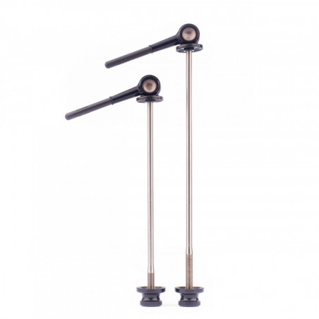 Tune DC130, Rennradschnellspanner SET, QR5 x 100/130, Titanachse, Schwarz - black - noir