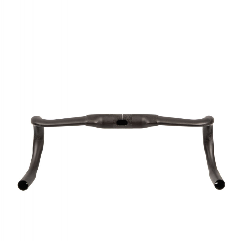 Tune drop-bar Lenker, AERO GEWEIH Karbonlenker, Rennrad - ROAD, 380mm (mitte-mitte), Flare 6°, Drop 125mm, UD-optik, schwarz