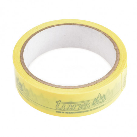 Tune Felgenband, gelb mit schwarzem Tune Aufdruck, 11m x 22mm, für 4 Felgen 29''