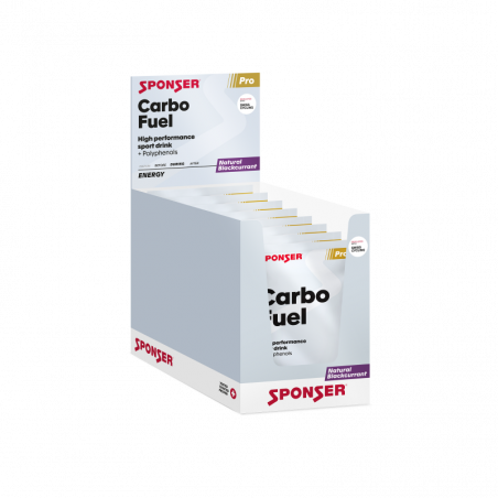 Sponser Carbo Fuel Natural Blackcurrant - Display (10 x 83 g)