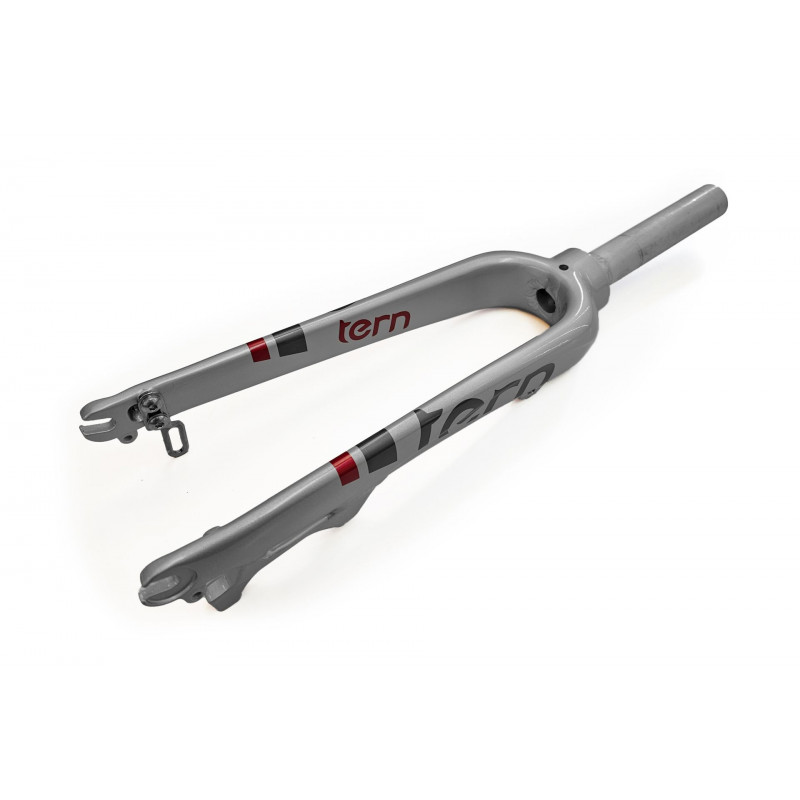 Tern Gabel, 451, Tarsus G2, Aluminum, Disc, Gunmetal/Chrome/Red