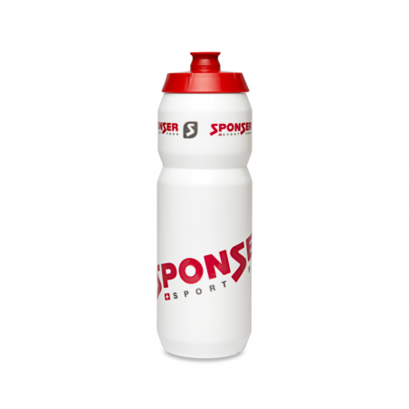 Sponser Pro Bottle 750ml - weiss/rot