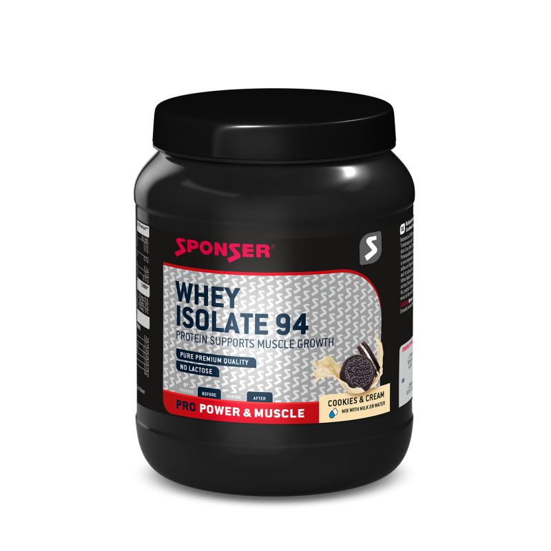 Sponser Whey Isolate 94 - Glutenfrei Laktosefrei Whey Proteine Proteinpulver