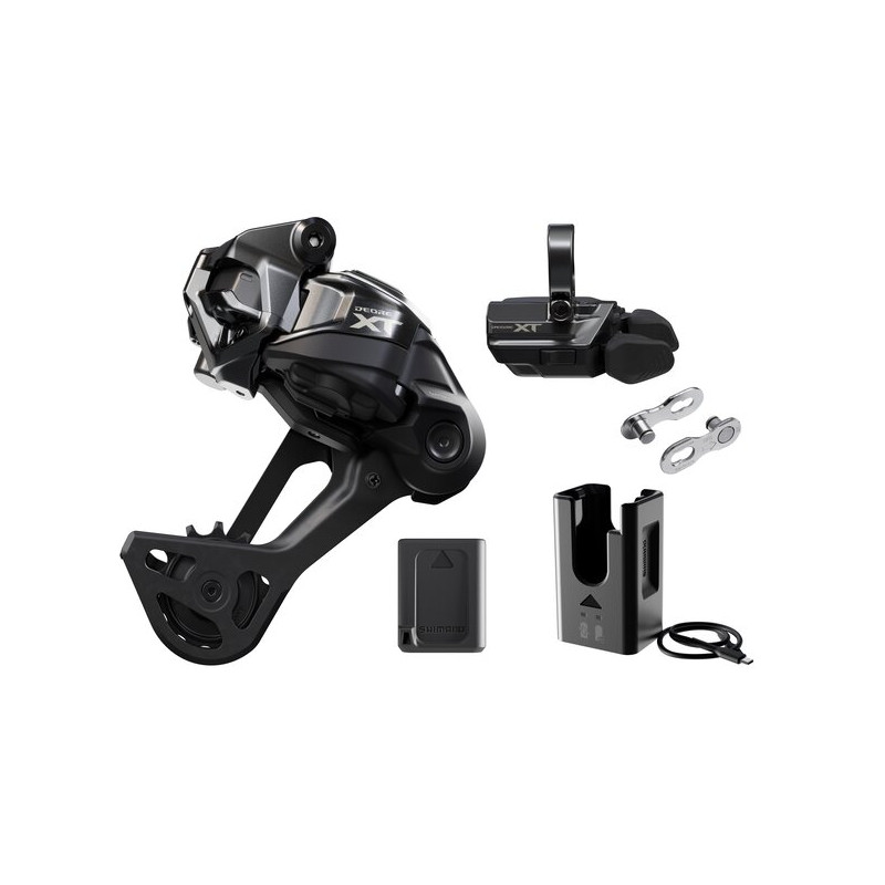 Shimano XT Di2 Upgrade Kit, Set mit RD-M8250- SGS/SW-M8250-R/BT-DN320/EC-DN100/SM-CN910-12 Box