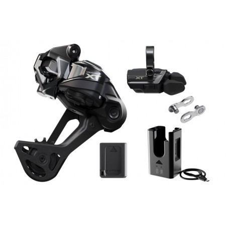 Shimano XT Di2 Upgrade Kit, Set mit RD-M8250- SGS/SW-M8250-R/BT-DN320/EC-DN100/SM-CN910-12 Box