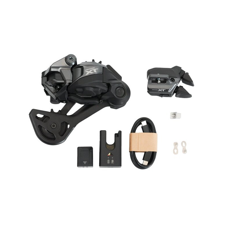 Shimano XT Di2 Upgrade Kit, Set mit RD-M8250- SGS/SW-M8250-IR/BT-DN320/EC-DN100/SM-CN910-12 Box