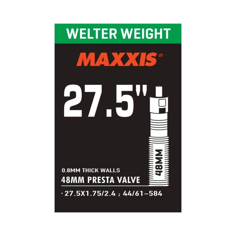 Maxxis Schlauch Welter Weight Presta 27.5x1.75-2.40