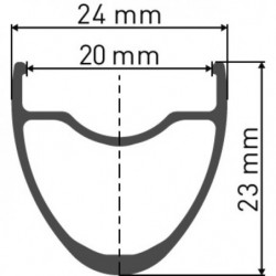 DT Swiss ER 1600 Spline 23 Disc Hinterrad, Mod. 21, Ratchet 18, CL, 12x142mm, 20mm, HG 11/12S