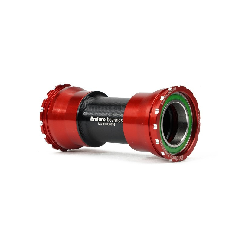 Enduro Bearings Tretlager TorqTite Road BB86/92 24mm XD-15, 24mm Achsen BB86/92-Rahmen rot