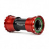 Enduro Bearings Tretlager TorqTite Road BB86/92 24mm XD-15, 24mm Achsen BB86/92-Rahmen rot