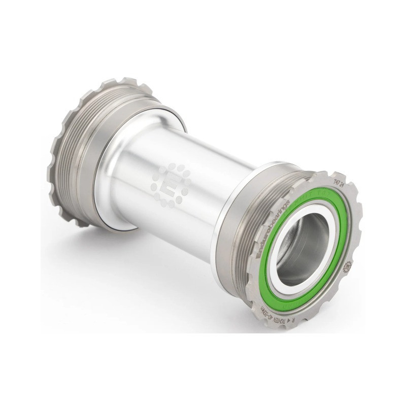 Enduro Bearings Tretlager T47 Maxhit Internal, 24mm Achse T47/86 Rahmen silber