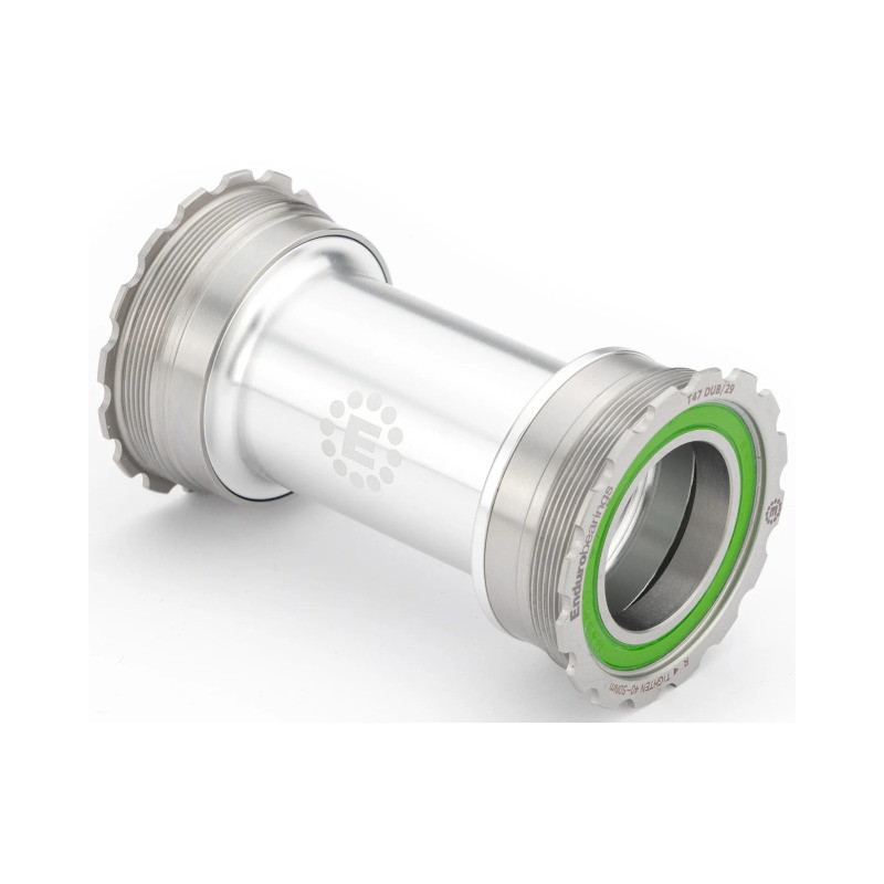 Enduro Bearings Tretlager T47 Maxhit Internal DUB, 29mm Achse T47/86 Rahmen silber