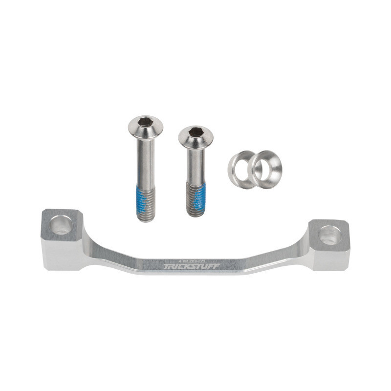 Trickstuff Postmount Adapter 203/223, Silber inkl. Titanschrauben