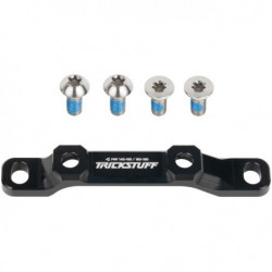 Trickstuff Flatmount Adapter 140/160 - 160/180 vorne