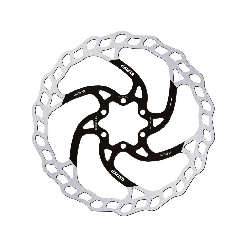 Galfer Wave DB003W 6 Loch 180mm x 1.8mm Bremsscheibe