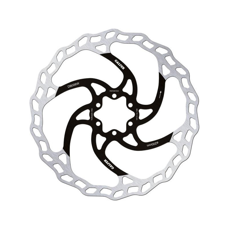 Galfer Wave DB006W 6 Loch 200mm x 1.8mm Bremsscheibe