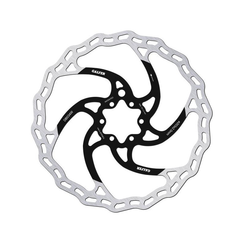 Galfer Wave DB034W 6 Loch 203mm x 2.0mm Bremsscheibe