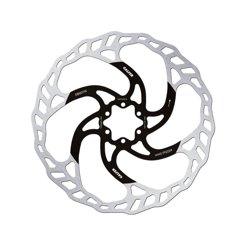 Galfer Wave DB007W 6 Loch 223mm x 2.0mm Bremsscheibe