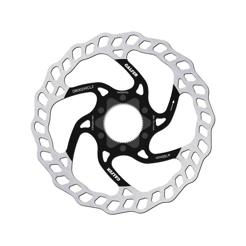 Galfer Wave DB002W2CL Centerlock 160mm x 2.0mm Bremsscheibe