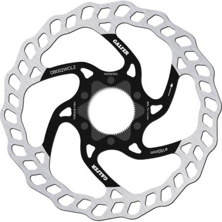 Galfer Wave DB002W2CL Centerlock 160mm x 2.0mm Bremsscheibe