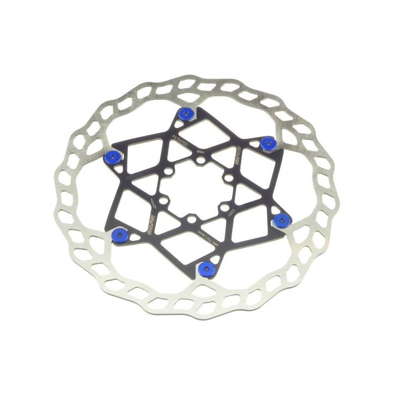 Galfer Floating Wave DB014FLWB 6 Loch 203mm x 2.0mm blue Bremsscheibe