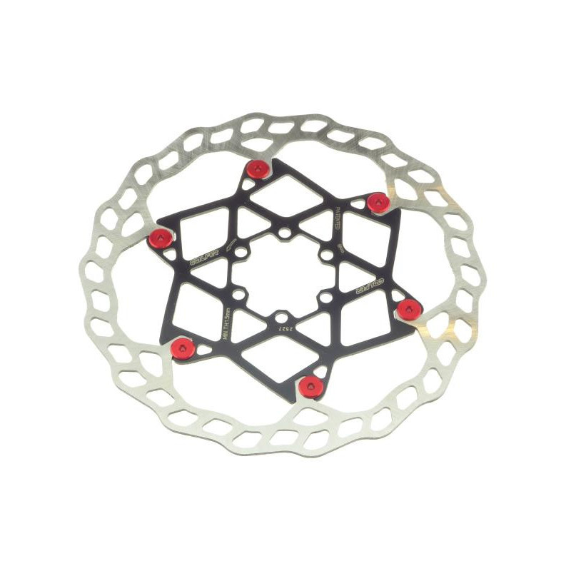 Galfer Floating Wave DB014FLWR 6 Loch 203mm x 2.0mm red Bremsscheibe