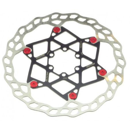 Galfer Floating Wave DB014FLWR 6 Loch 203mm x 2.0mm red Bremsscheibe