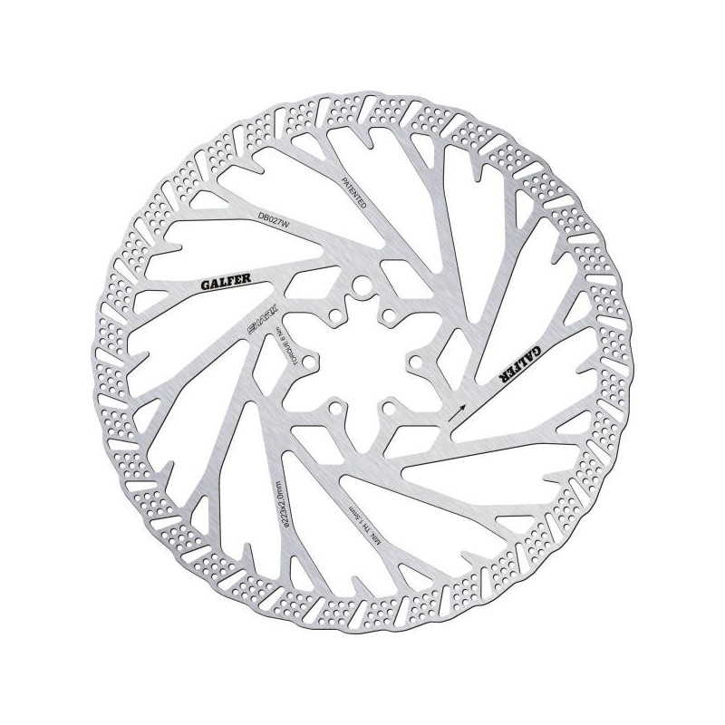 Galfer Shark DB027W 6 Loch 223mm x 2.0mm Bremsscheibe